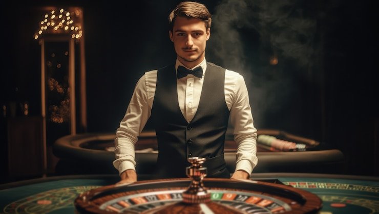 73 erek mobile app interface showing live-dealer table and menu options